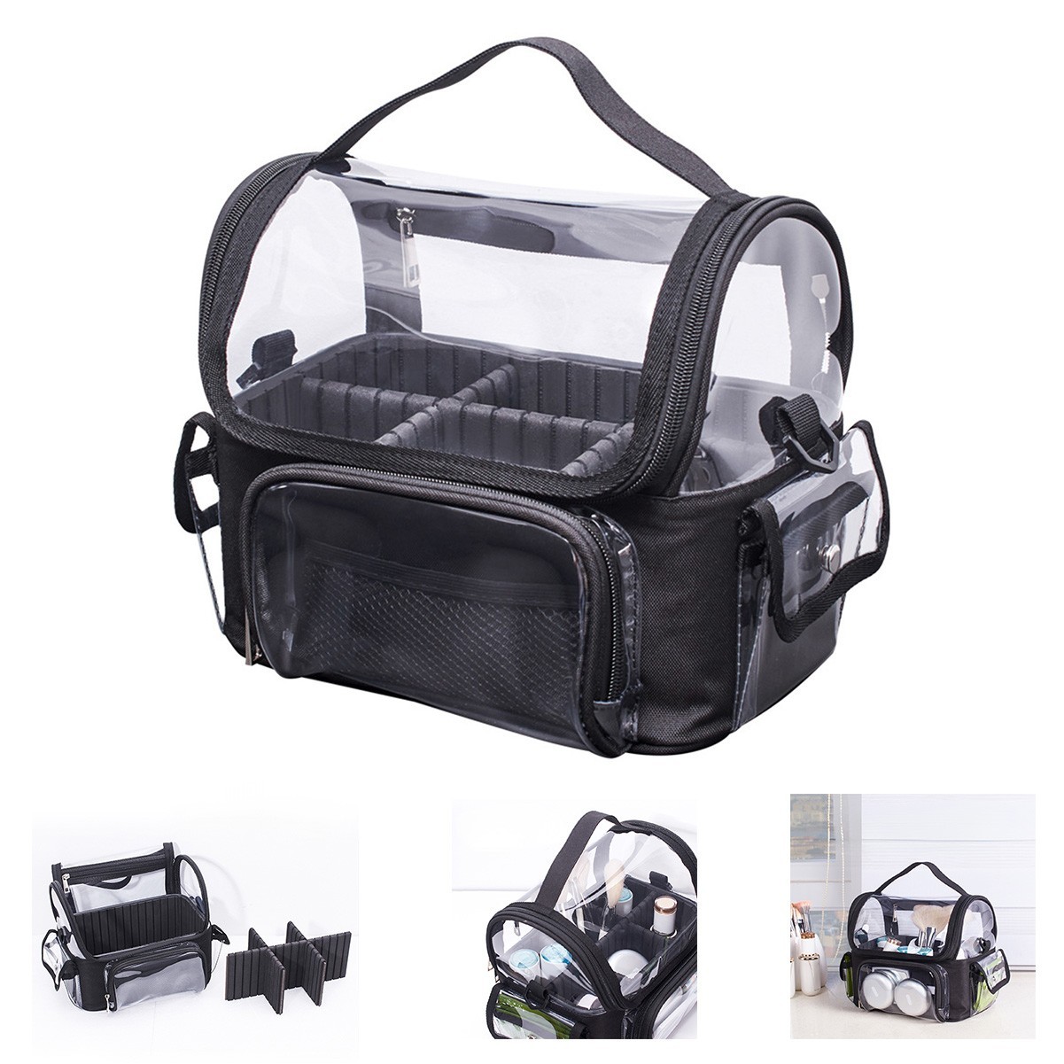 Clear Travel Makeup Organizer Bag