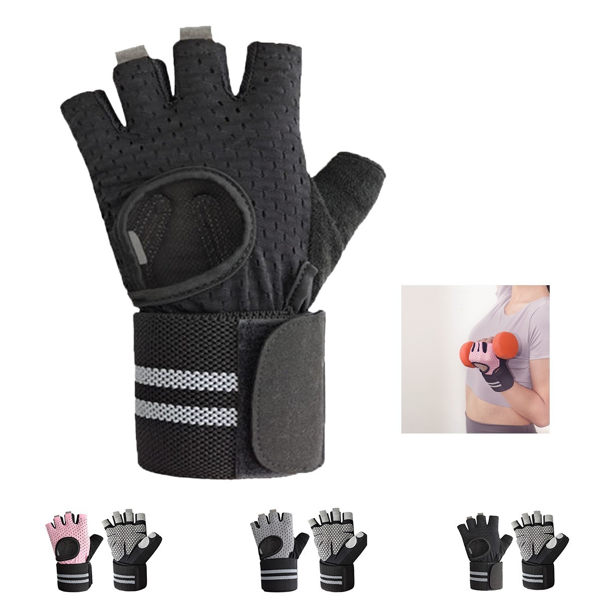 Weight Lifting Gym Workout Gloves