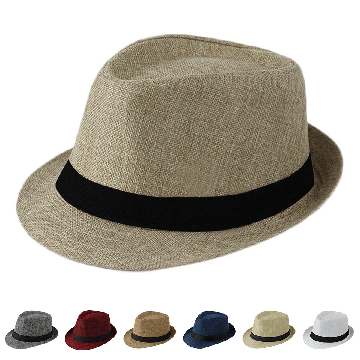 Shore Breeze Fedora Straw Hat