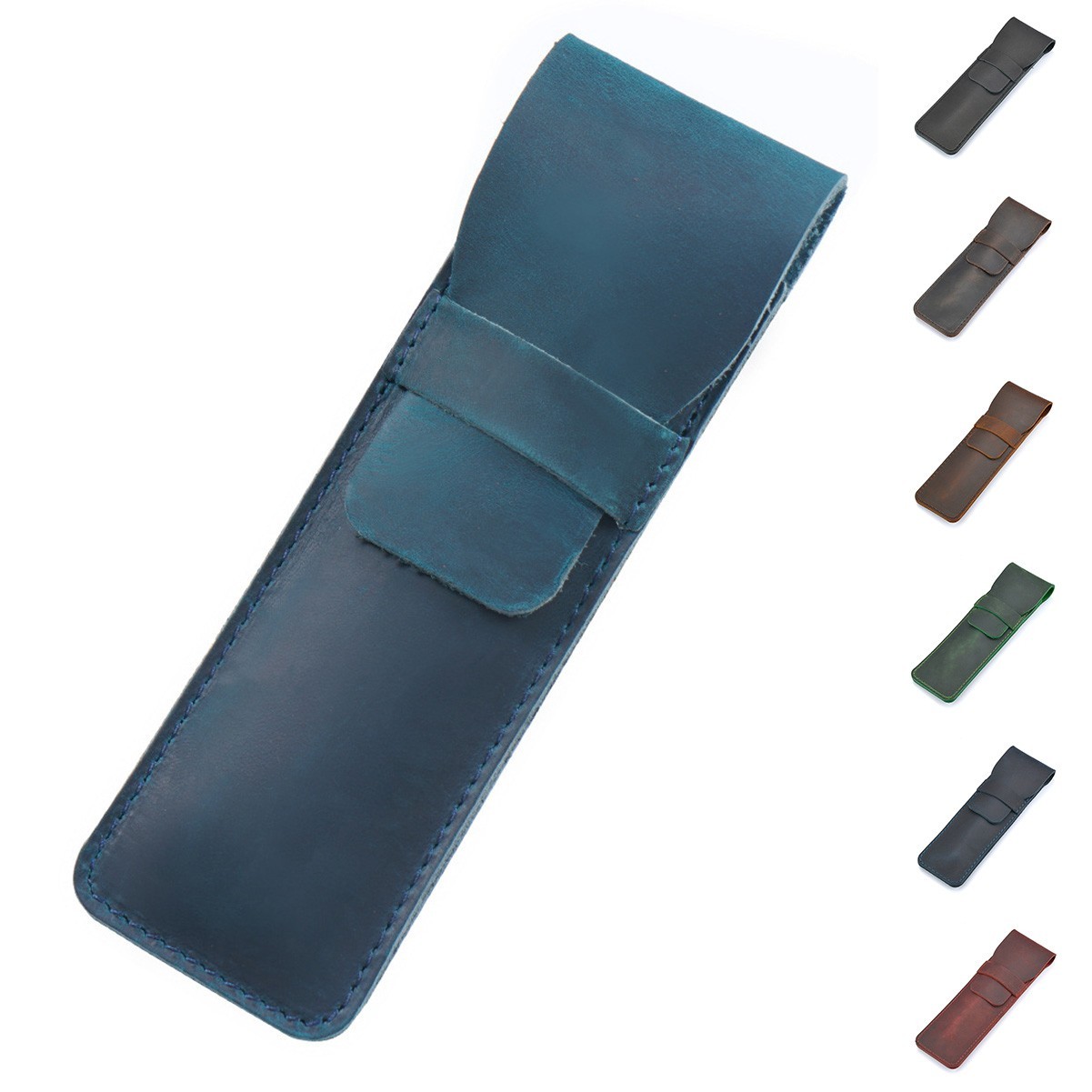 Handcrafted Calf Leather Pen Pouch