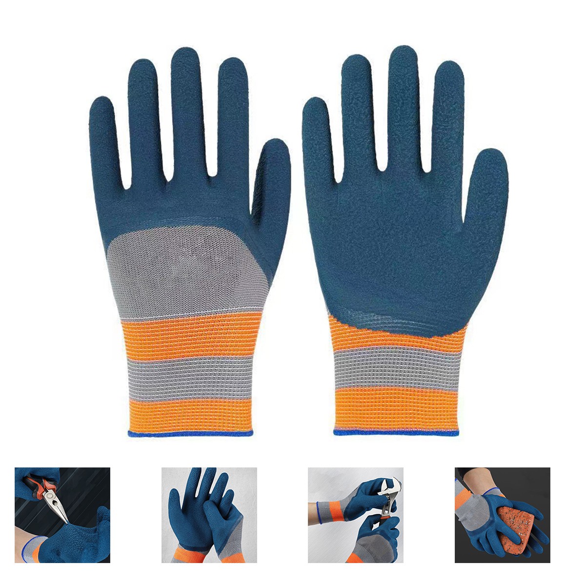 Nylon Rubber Gloves