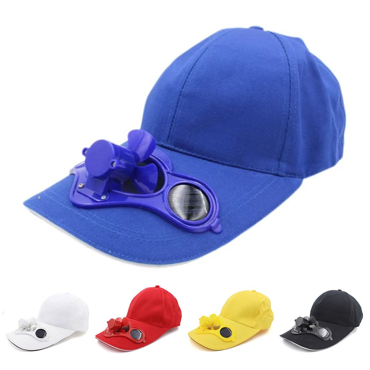 Solar Power Fan Cap
