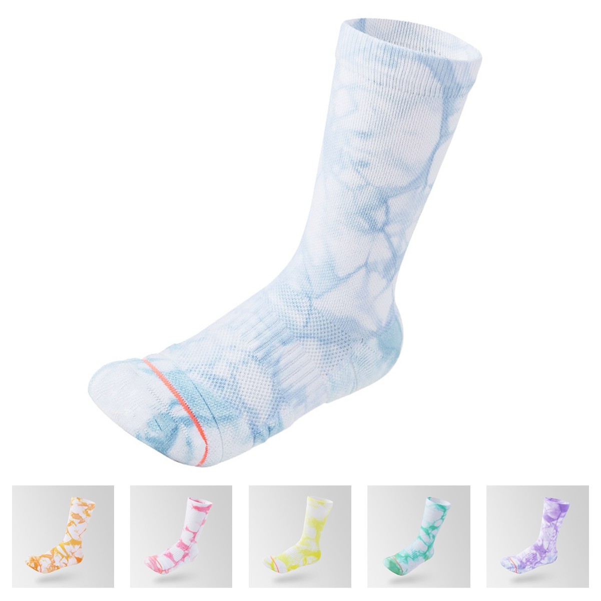 Artistic Tie Dye Cotton Socks