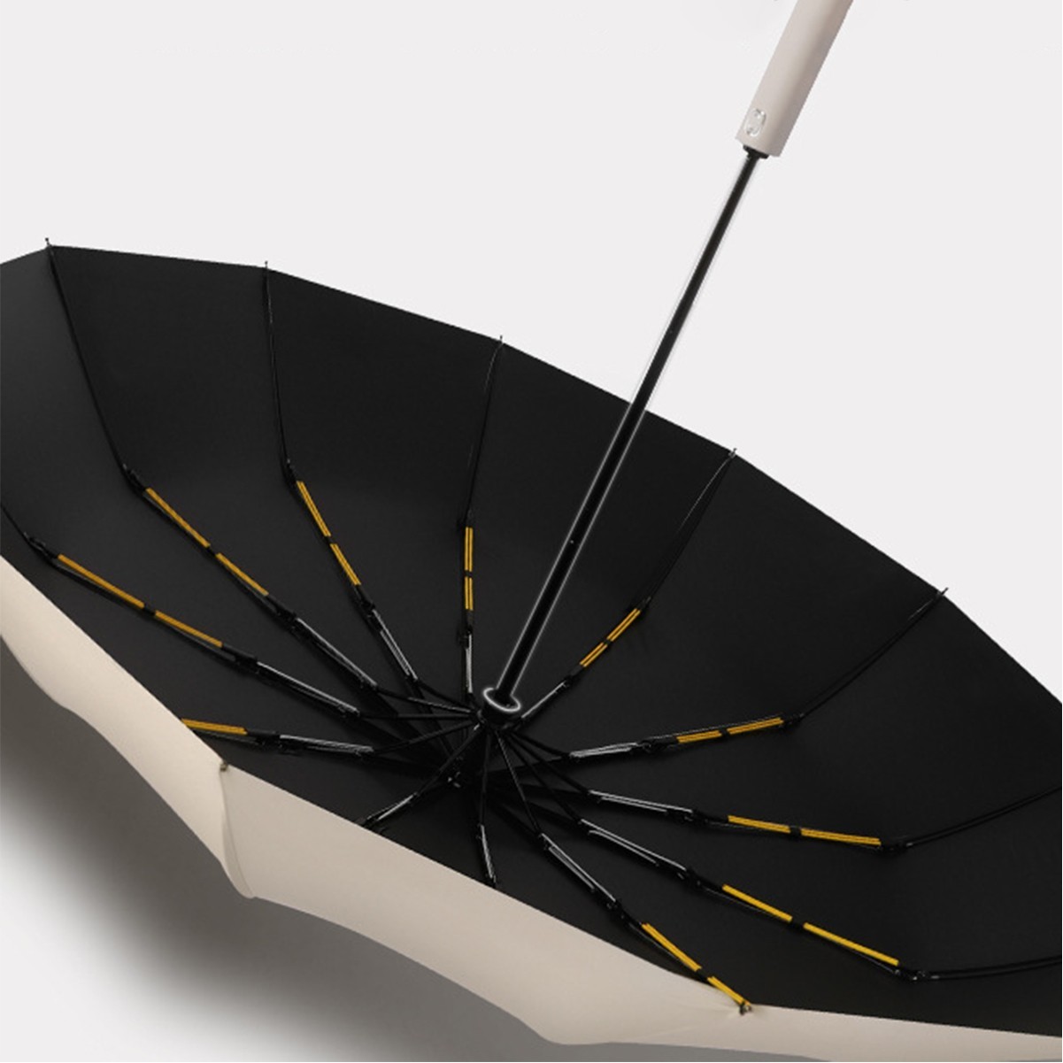 Reflective Windproof Inverted Umbrella with 12 Rib
