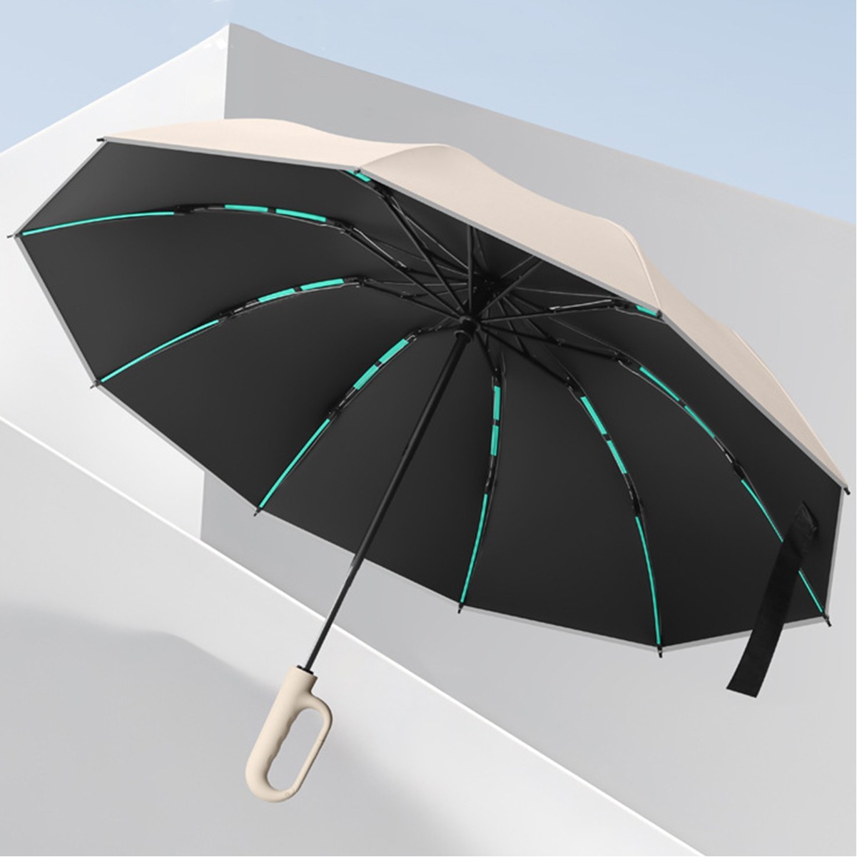 Windproof Sunshade Reflective Umbrella