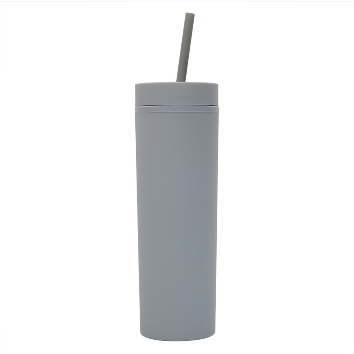 16oz Insulated Acrylic Tumbler with Lid and Straw