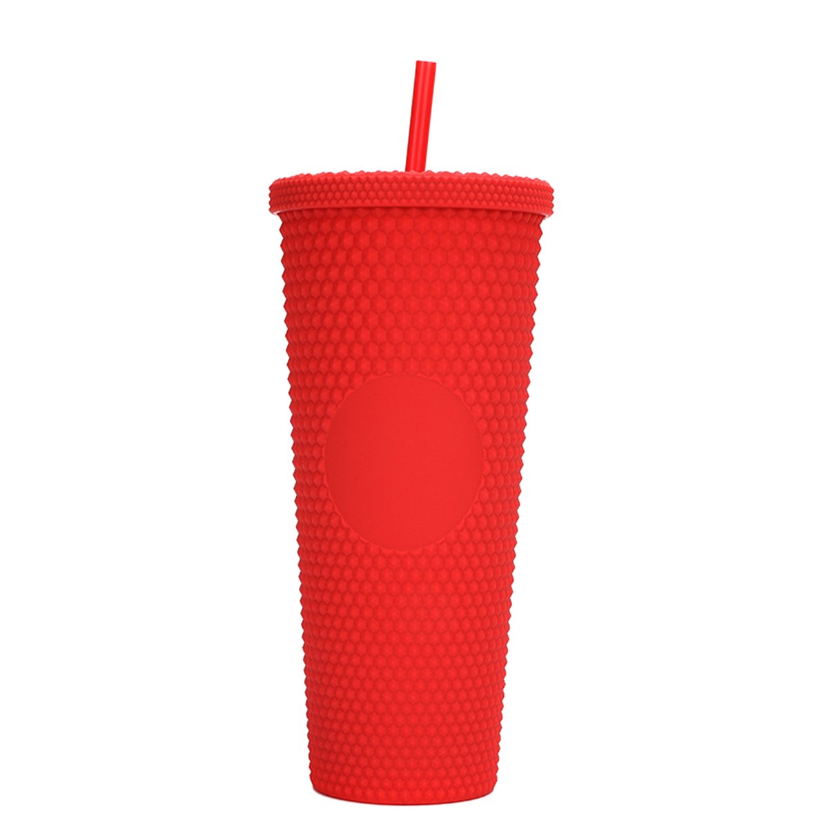24oz Matte Studded Tumbler with Lid & Straw
