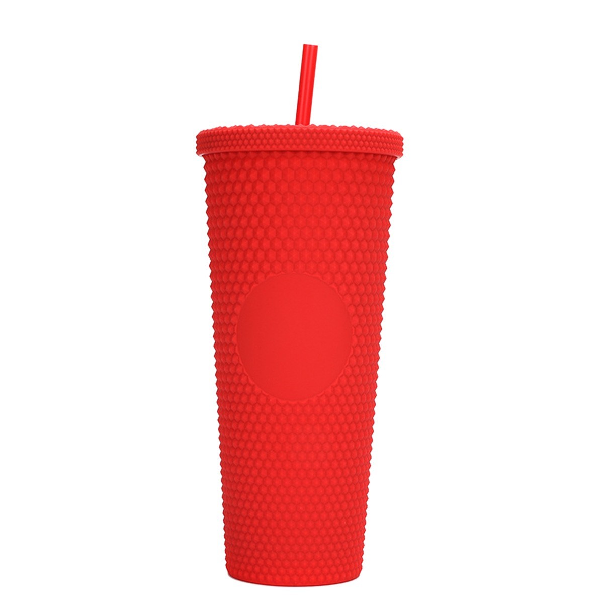 24oz Matte Studded Tumbler with Lid & Straw