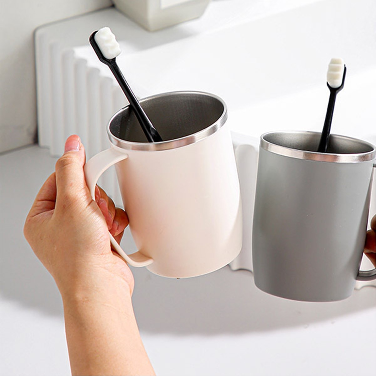 10 Oz Coffee Tumbler with Slide Clear Lid