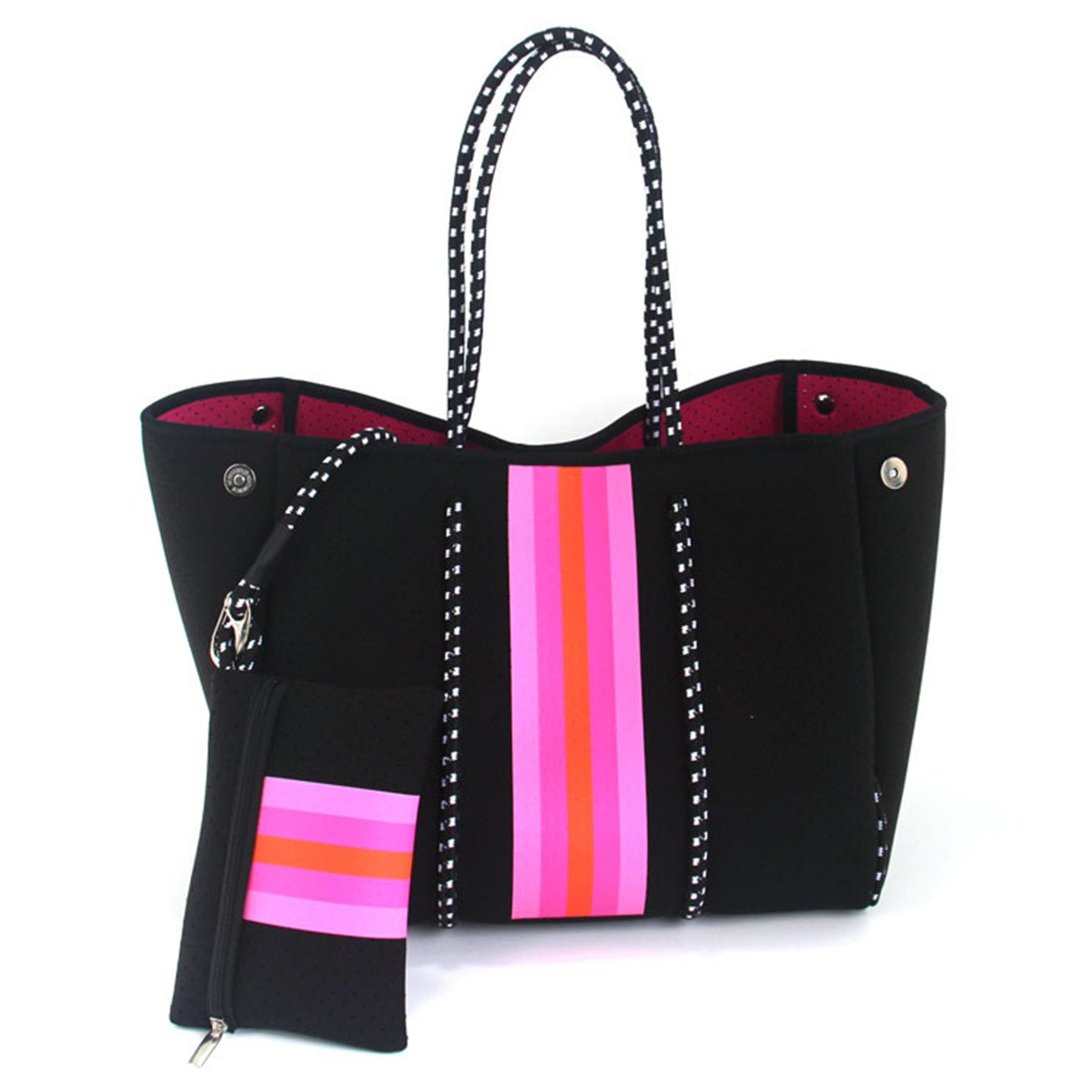 Luxury Neoprene Beach Bag with Expandable Capacity