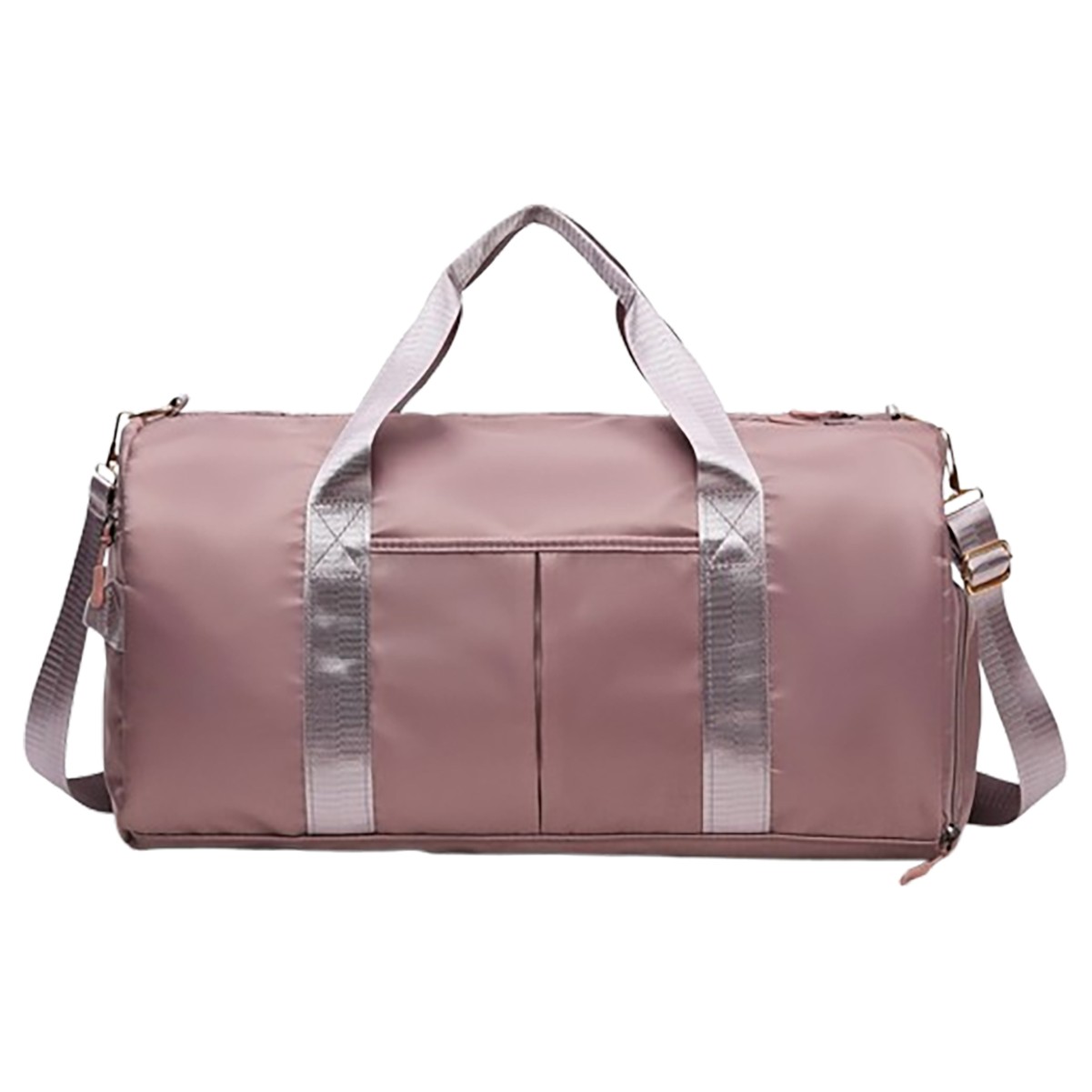 Sporty Waterproof Gym Duffel Bag with Shoe Storage and Wet/Dry Separation