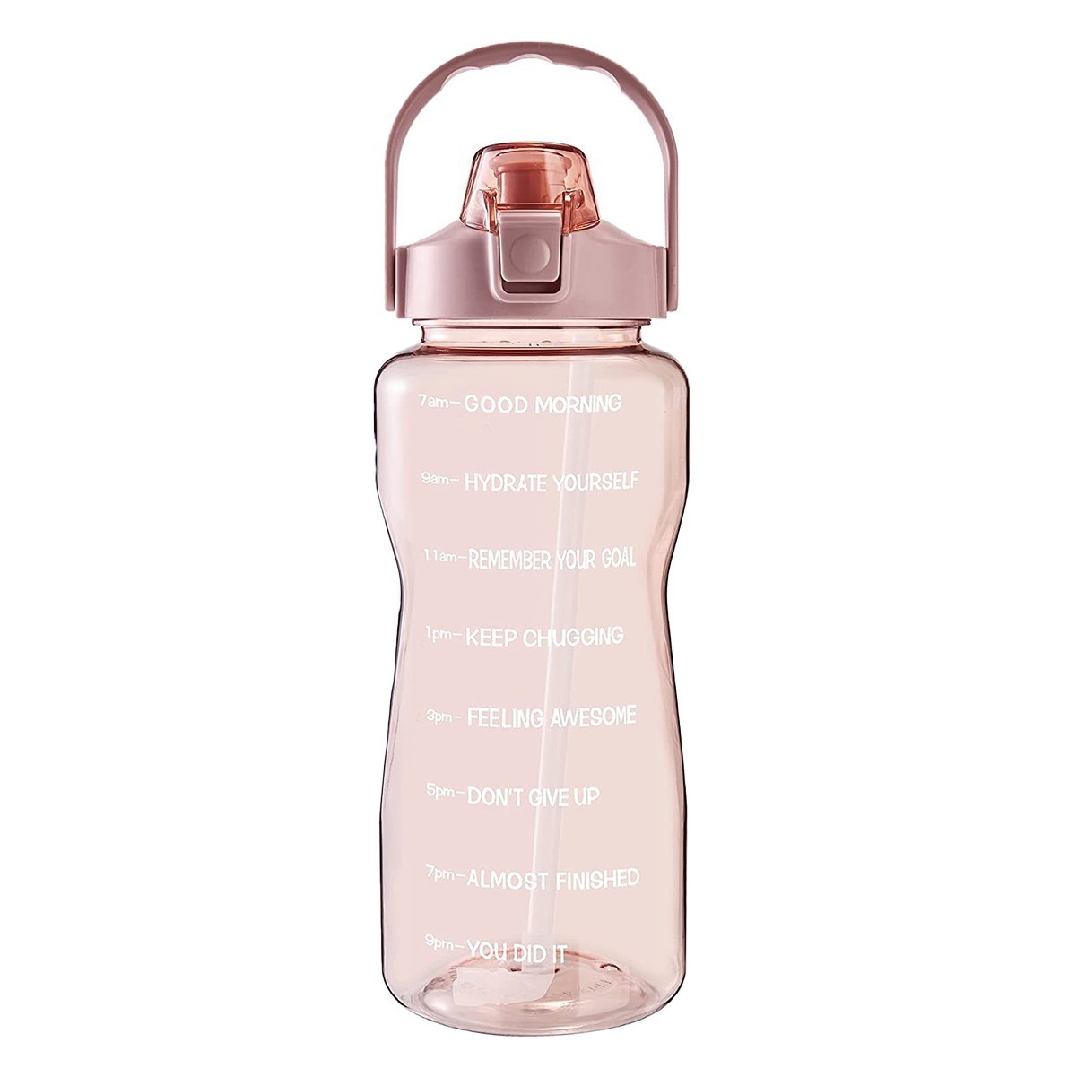 64oz Motivational Water Bottle with Time Marker