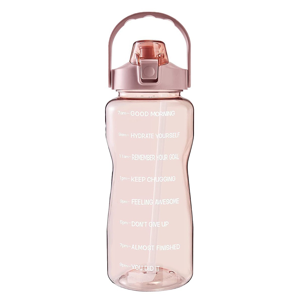 64oz Motivational Water Bottle with Time Marker