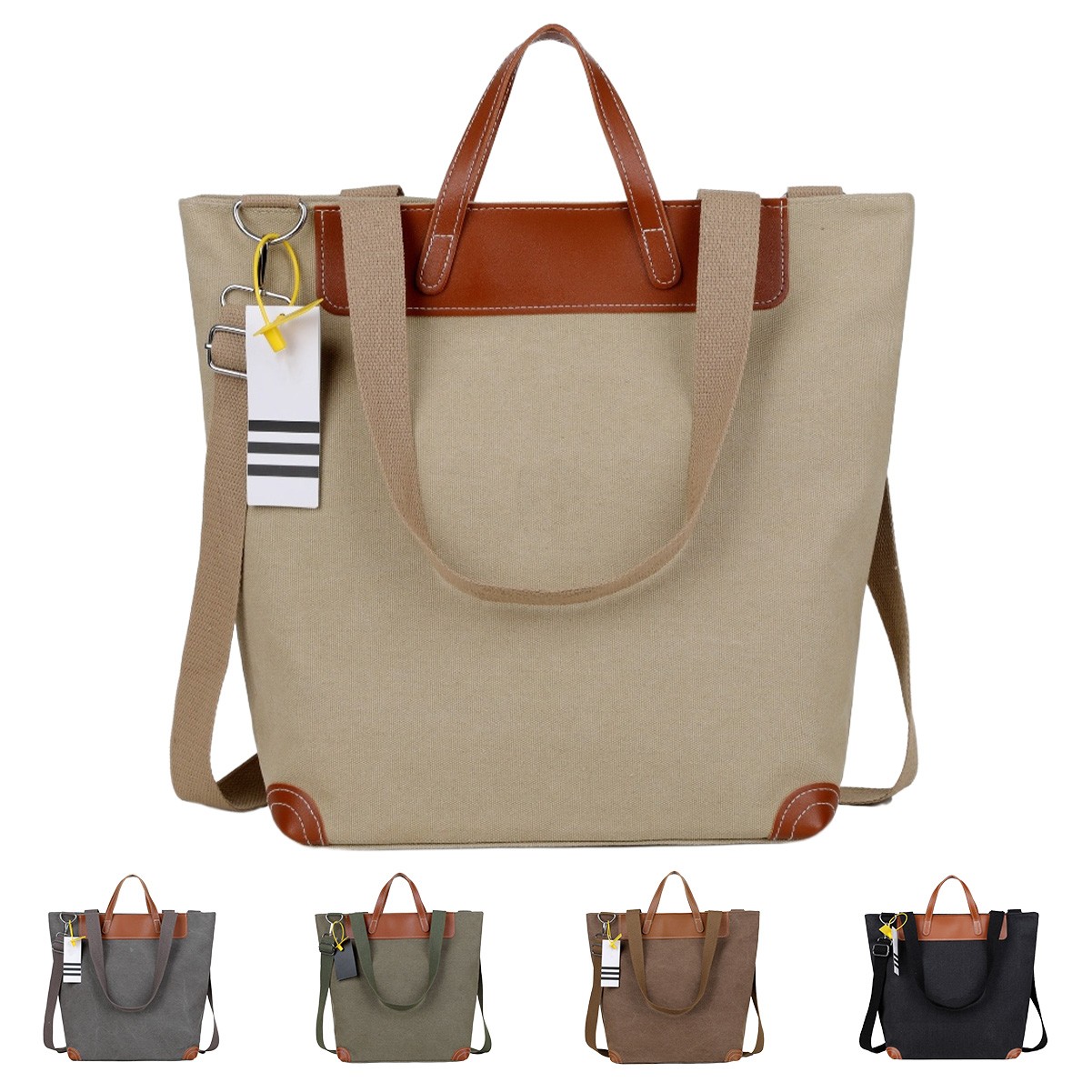 16oz Single-Shoulder Canvas Tote Bag