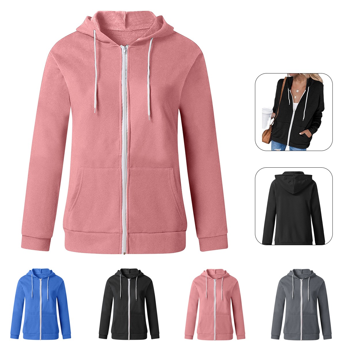 Women's Zip Up Hoodie