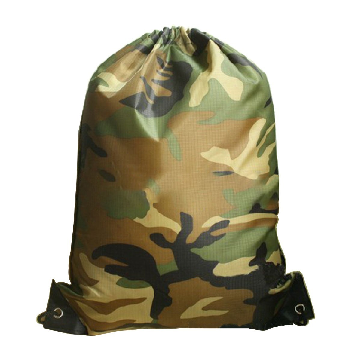 Camo Drawstring Backpack