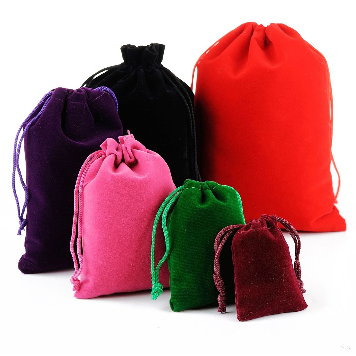 Velvet Jewelry Drawstring Bag