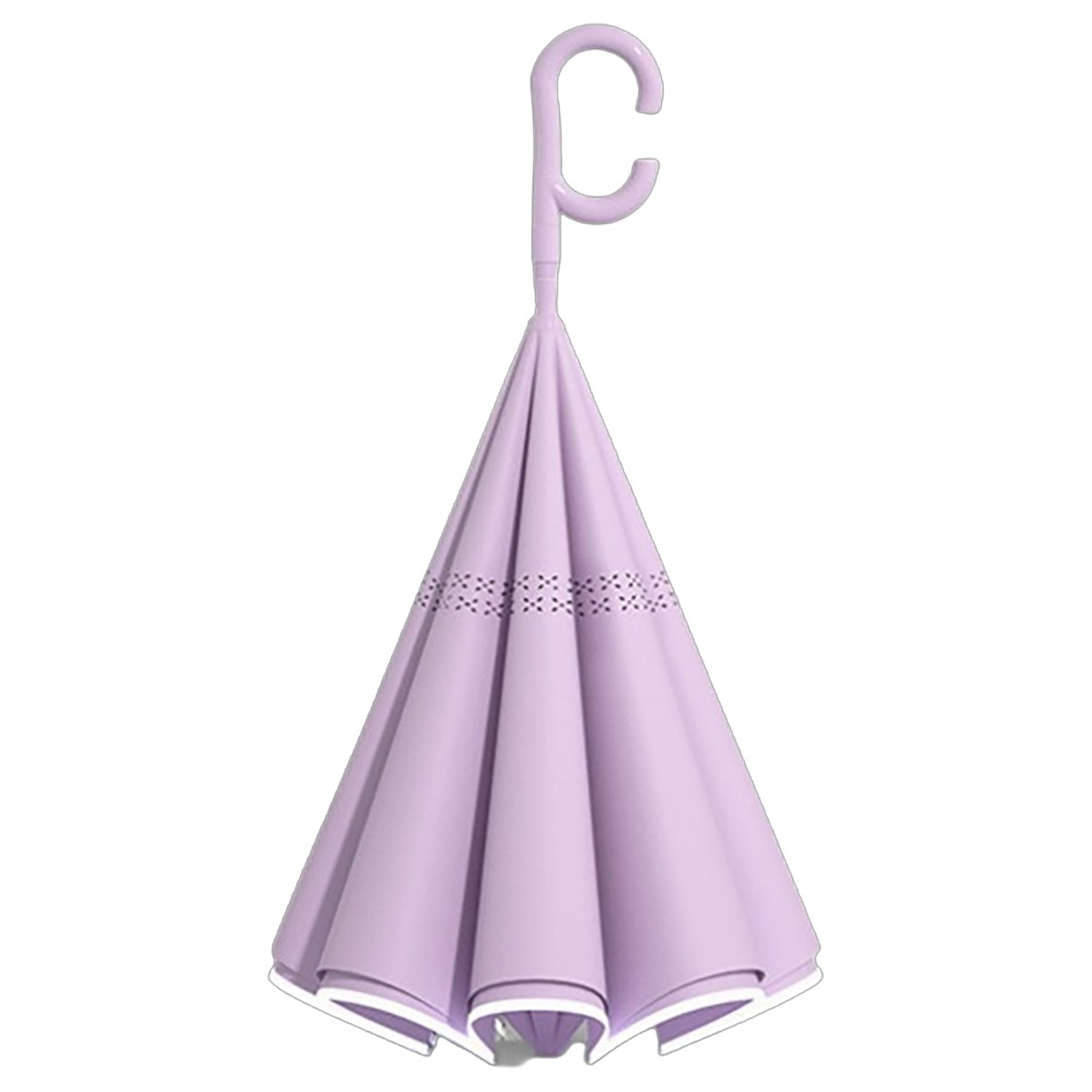C-Handle Reverse Umbrella with Bag Holder