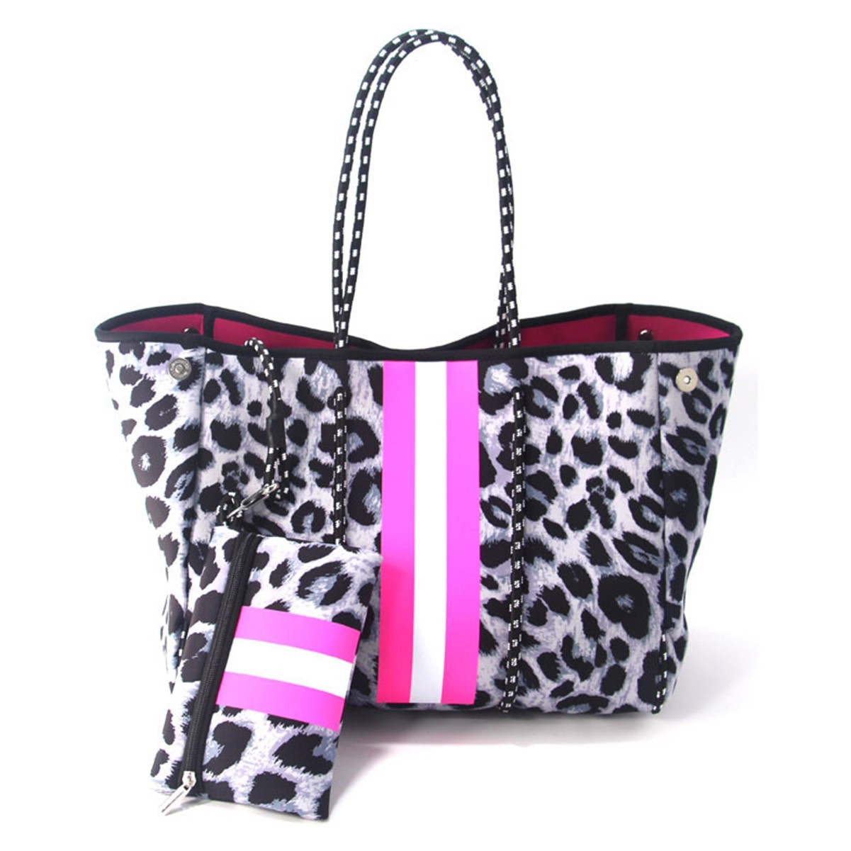 Luxury Neoprene Beach Bag with Expandable Capacity