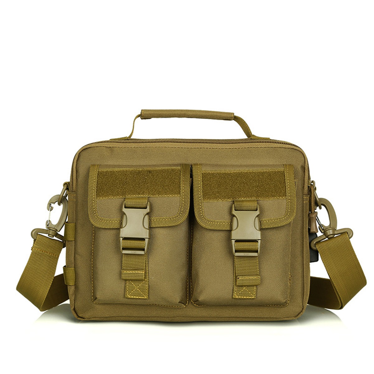 Nylon USB Shoulder Bag