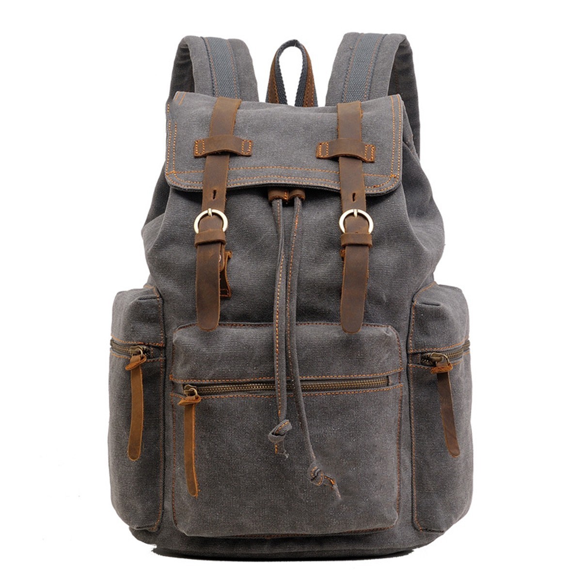 High Capacity Canvas Vintage Backpack
