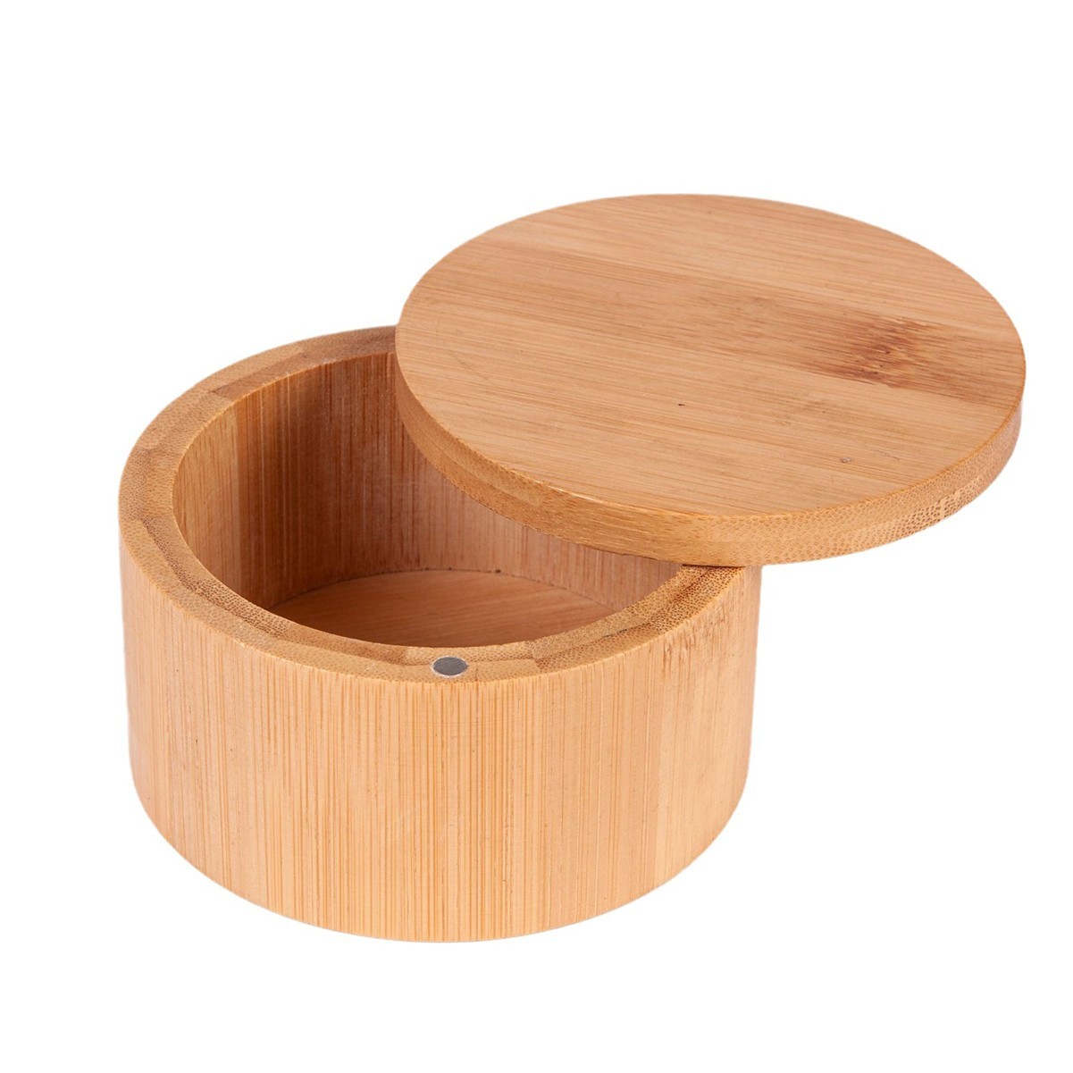 Bamboo Box with Built-in Spoon