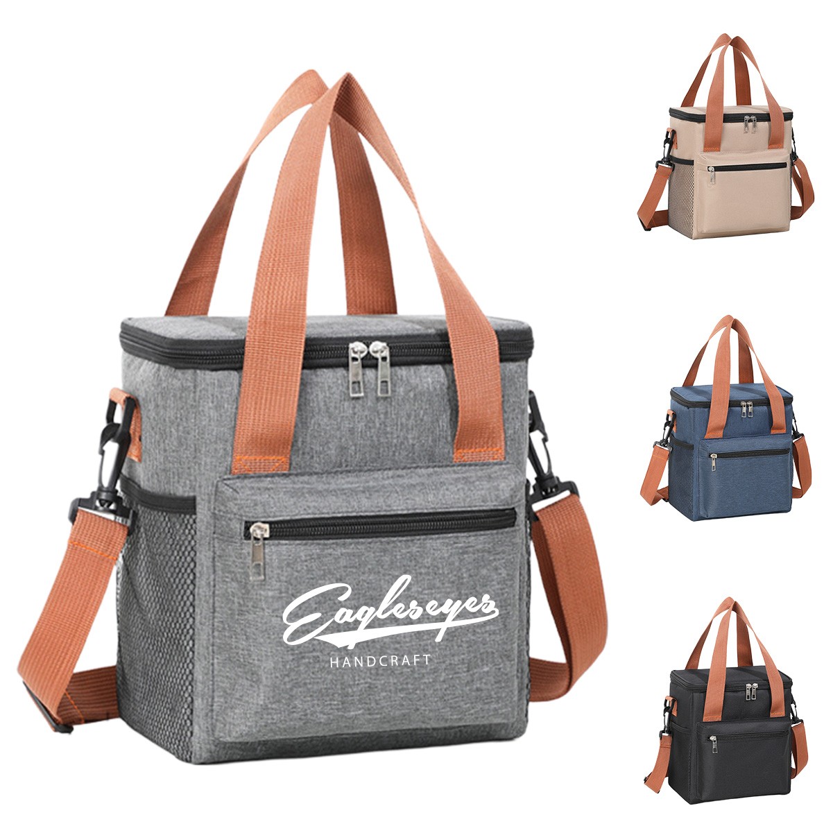 Insulated Leakproof Crossbody Lunch Cooler Bag