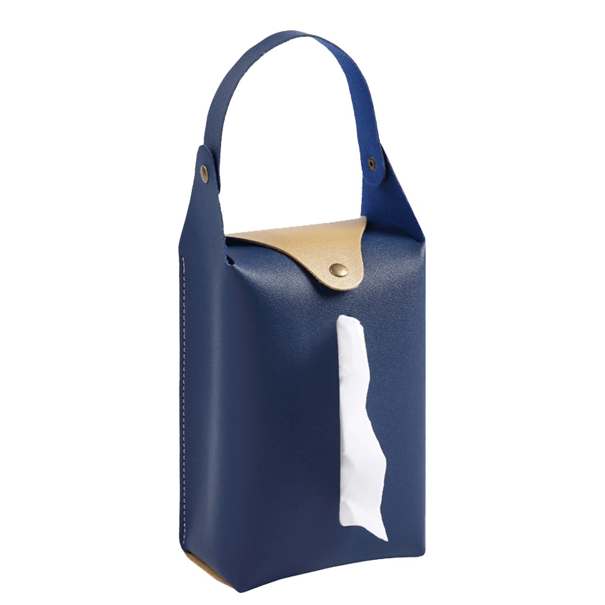 Car Tissue Box with Detachable Handle Strap