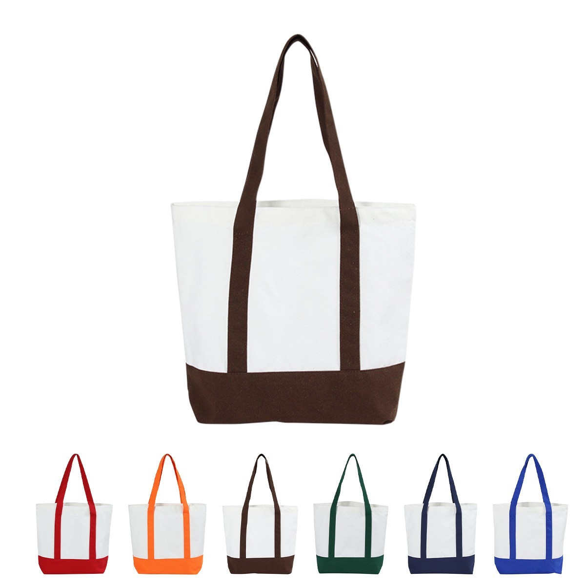 Cotton Canvas Boat Tote Bag