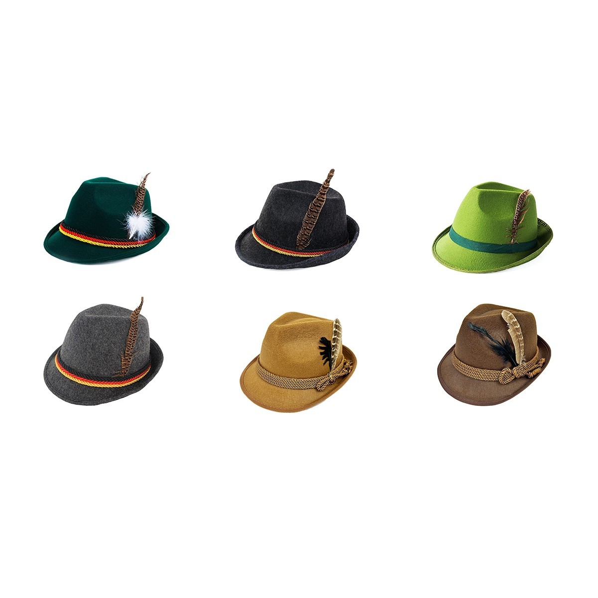 Traditional Bavarian Oktoberfest Hat