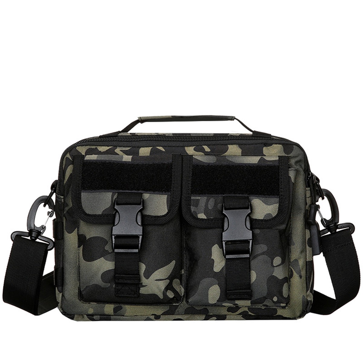 Nylon USB Shoulder Bag