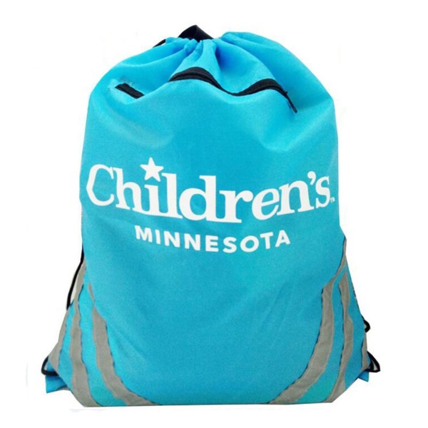 Reflective Drawstring Backpack