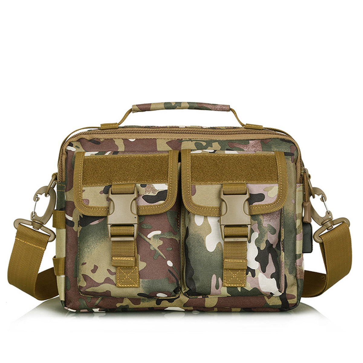 Nylon USB Shoulder Bag