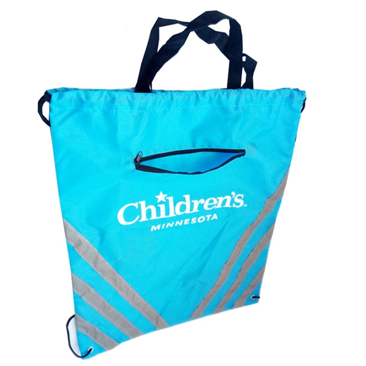 Reflective Drawstring Backpack