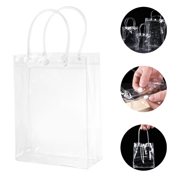 ransparent PVC Gift Tote Bag