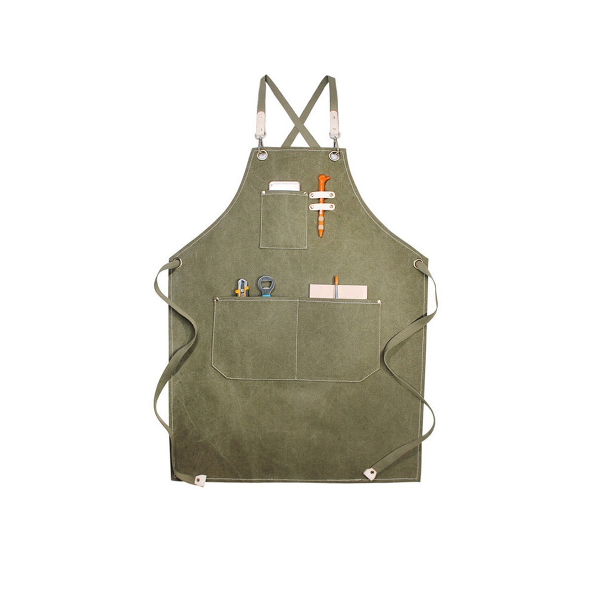 Handcrafted Cotton Canvas Chef Grill Apron