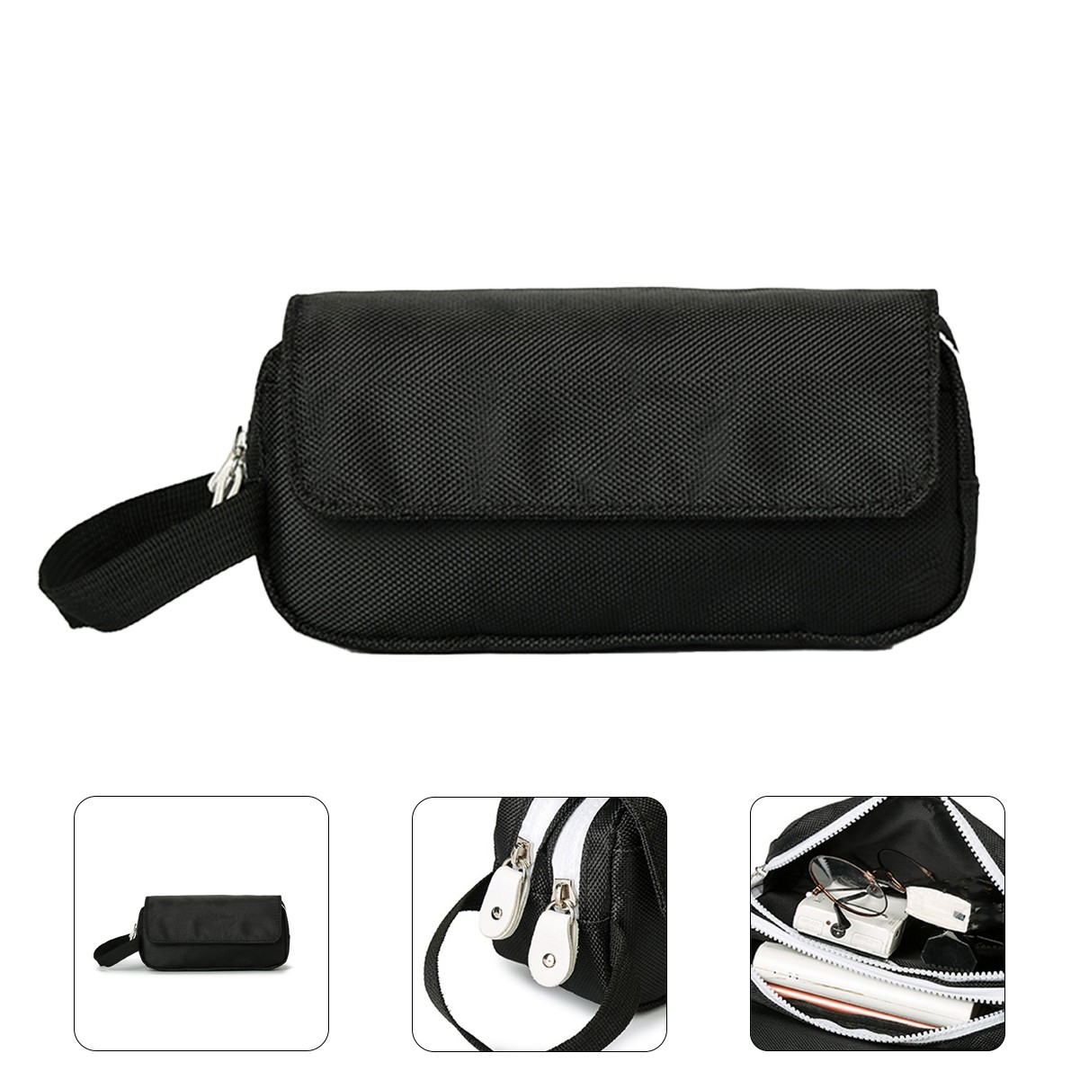 Multi-Functional Zippered Pouch