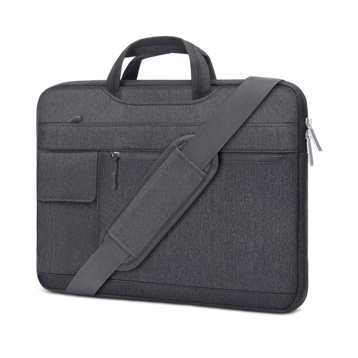 Laptop Shoulder Bag with Quick-Access Pocket