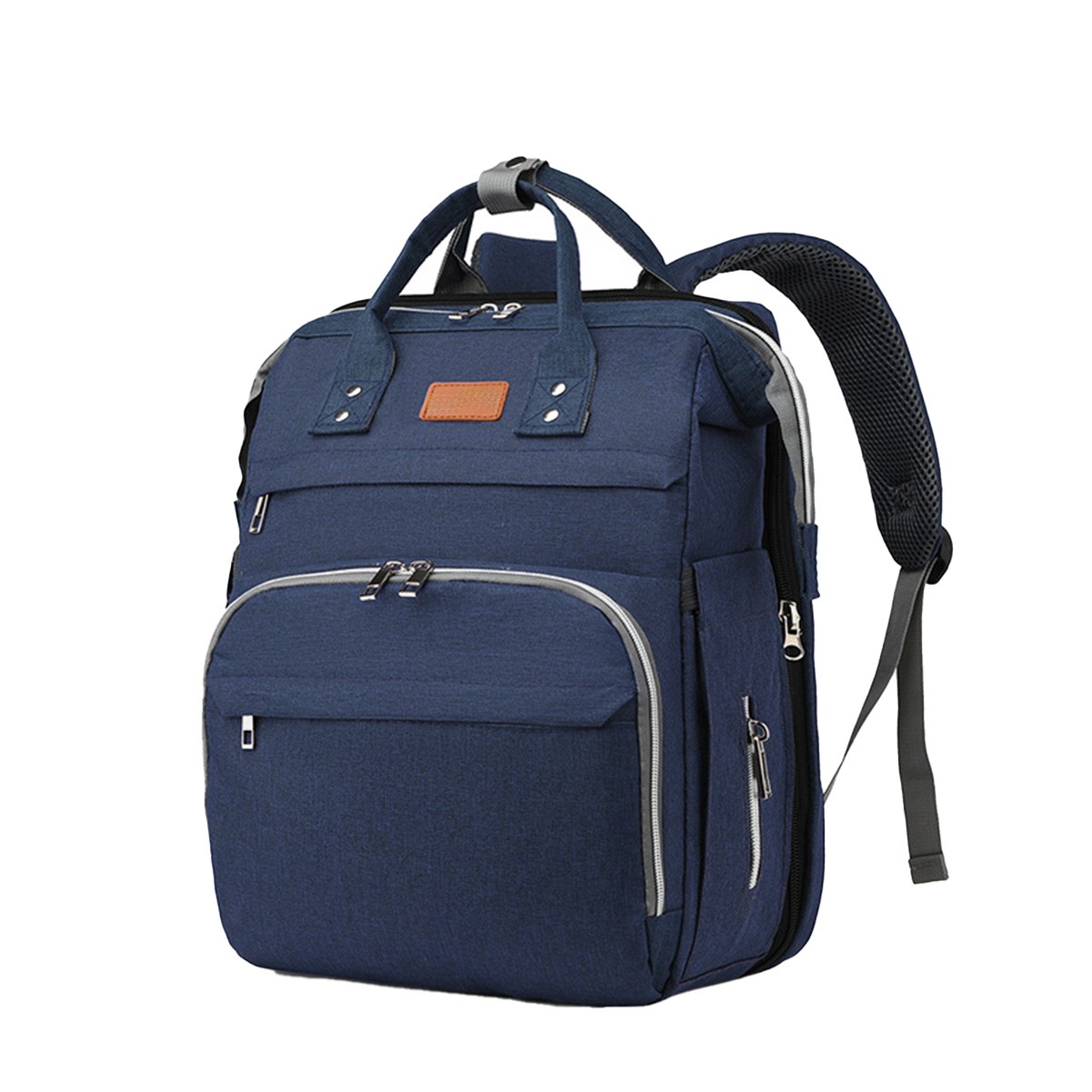 Nylon Laptop Backpack with USB Port and Anti-Theft Pocket