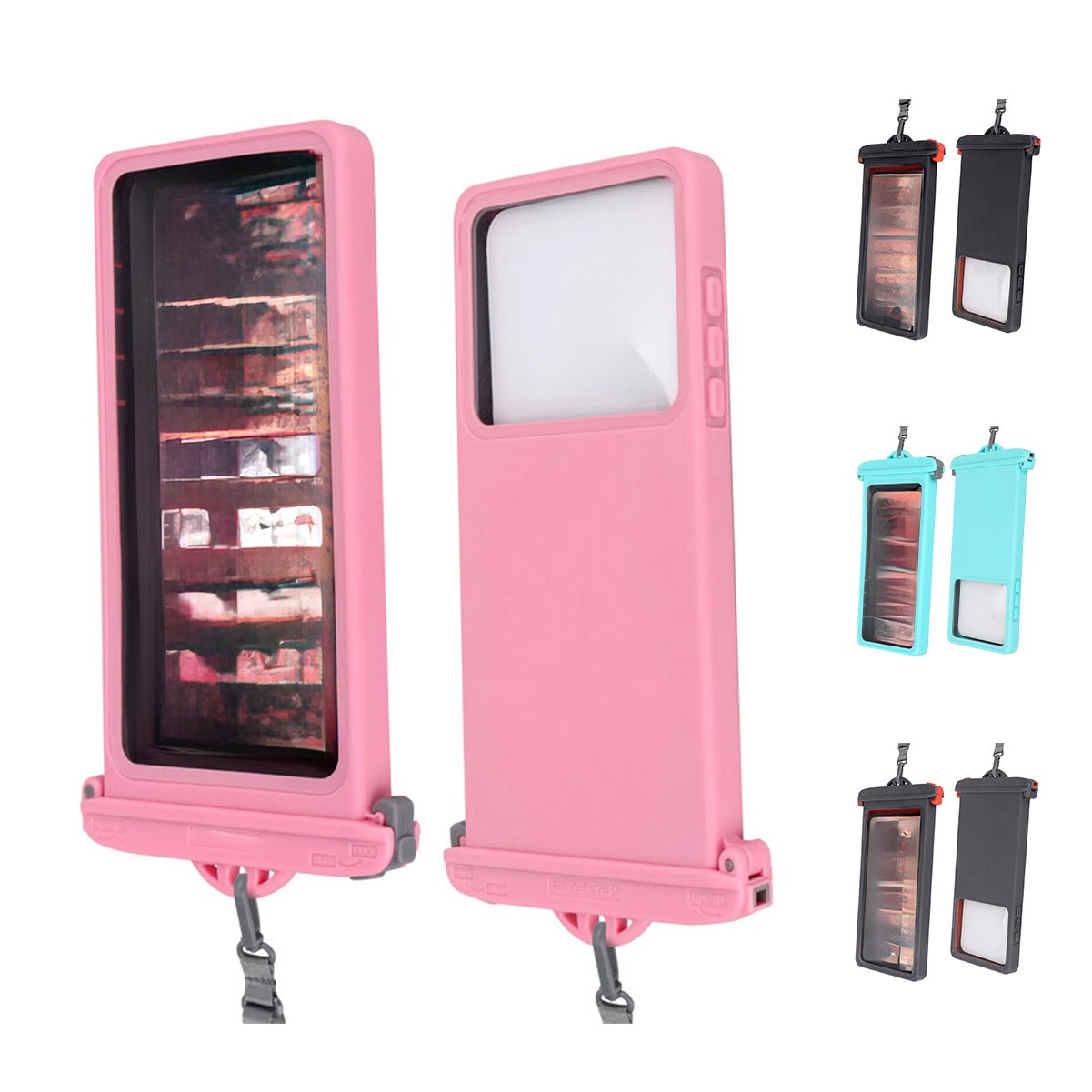 Waterproof PVC Mobile Phone Dry Bag with Floating Airbag