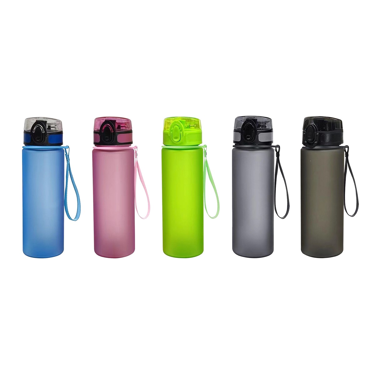 32oz Time-Stamped Portable Fitness Bottle with Straw