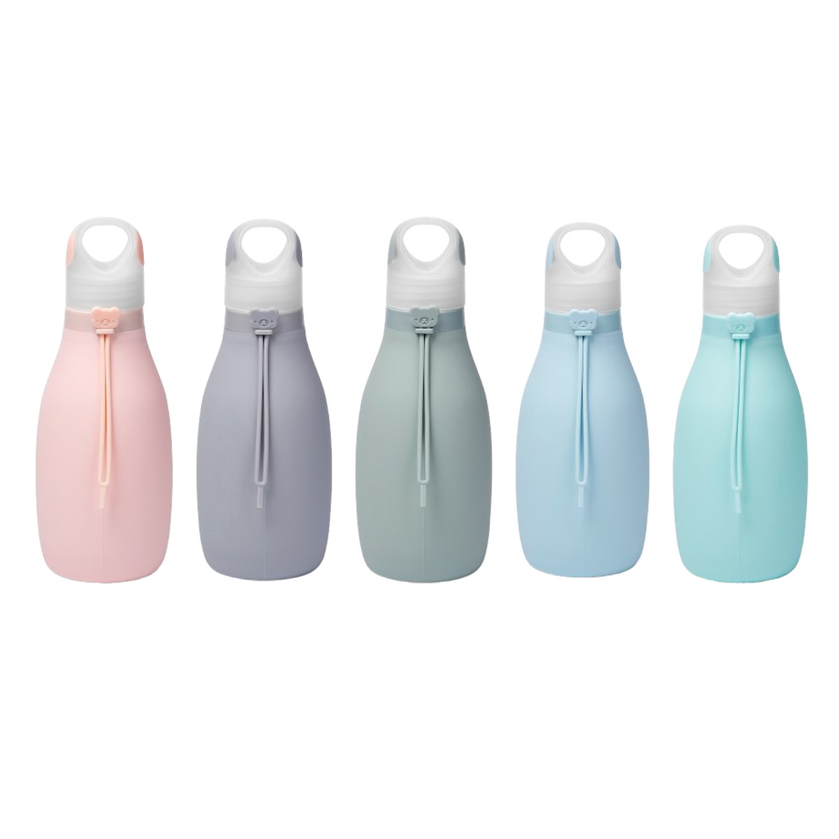 17oz Collapsible Silicone Water Bottle