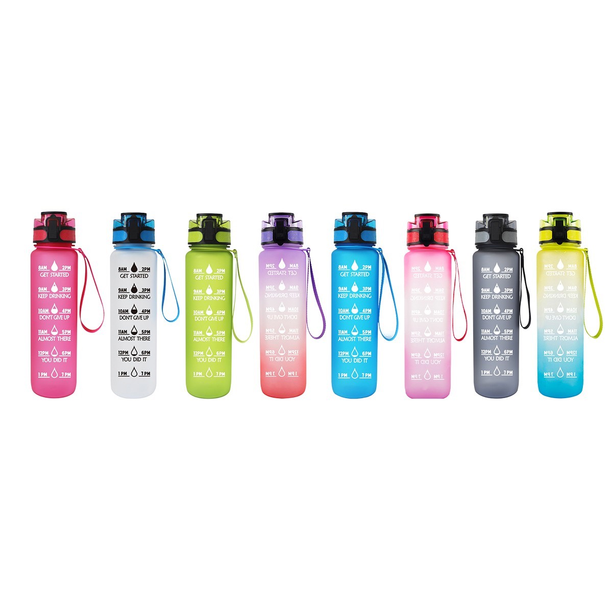 34oz Water Bottle with Time Marker