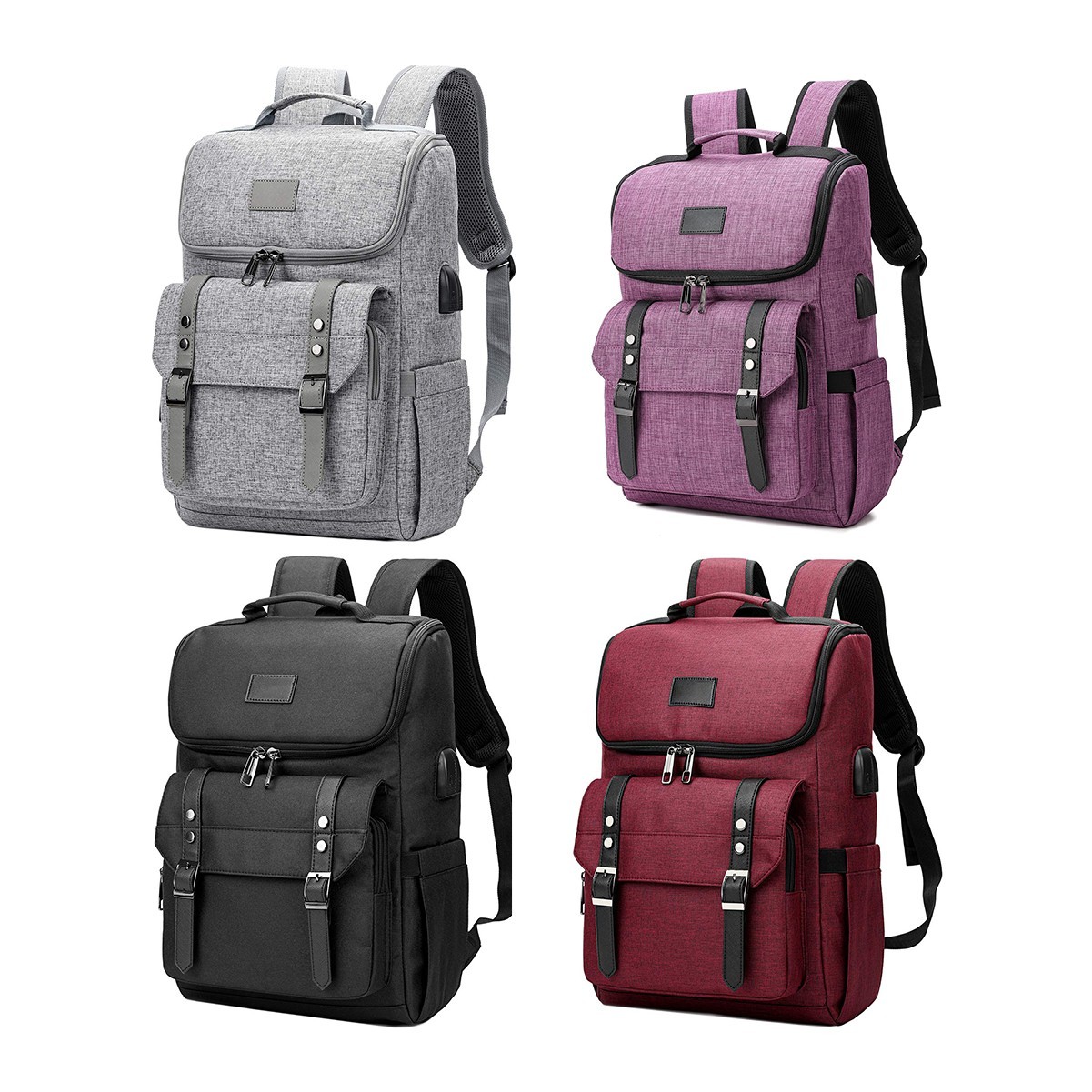 Vintage Travel Laptop Backpack