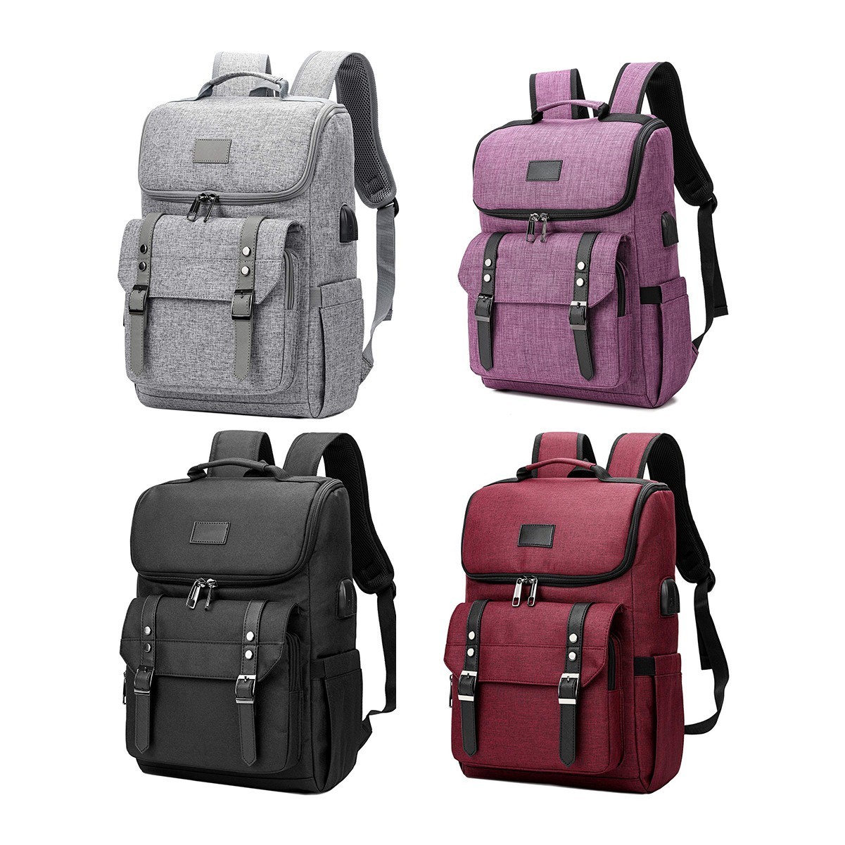 Vintage Travel Laptop Backpack