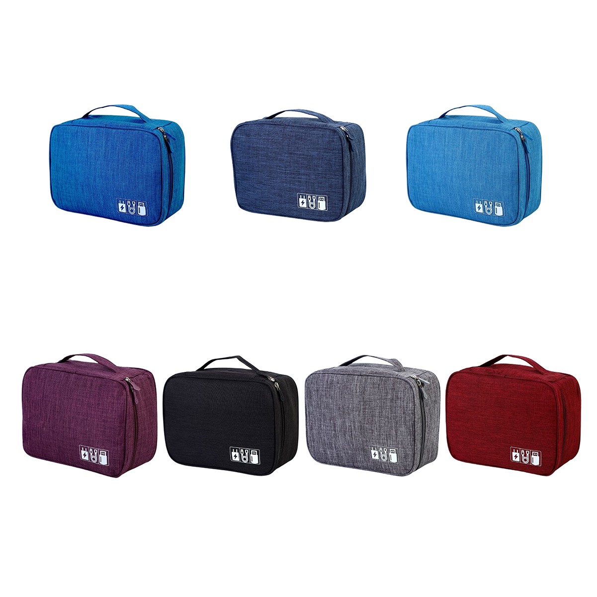Portable Data Cable Organizer Bag