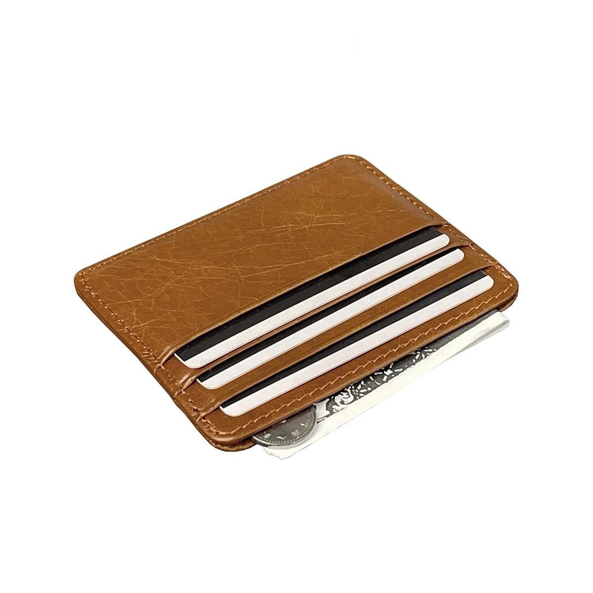 Slim RFID Blocking Leather Card Wallet