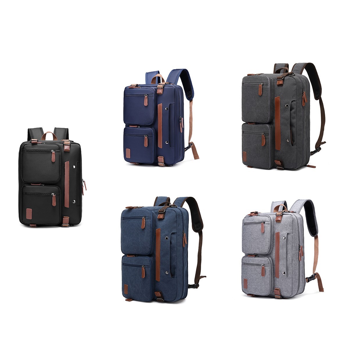 3 In 1 Convertible Messenger Bag