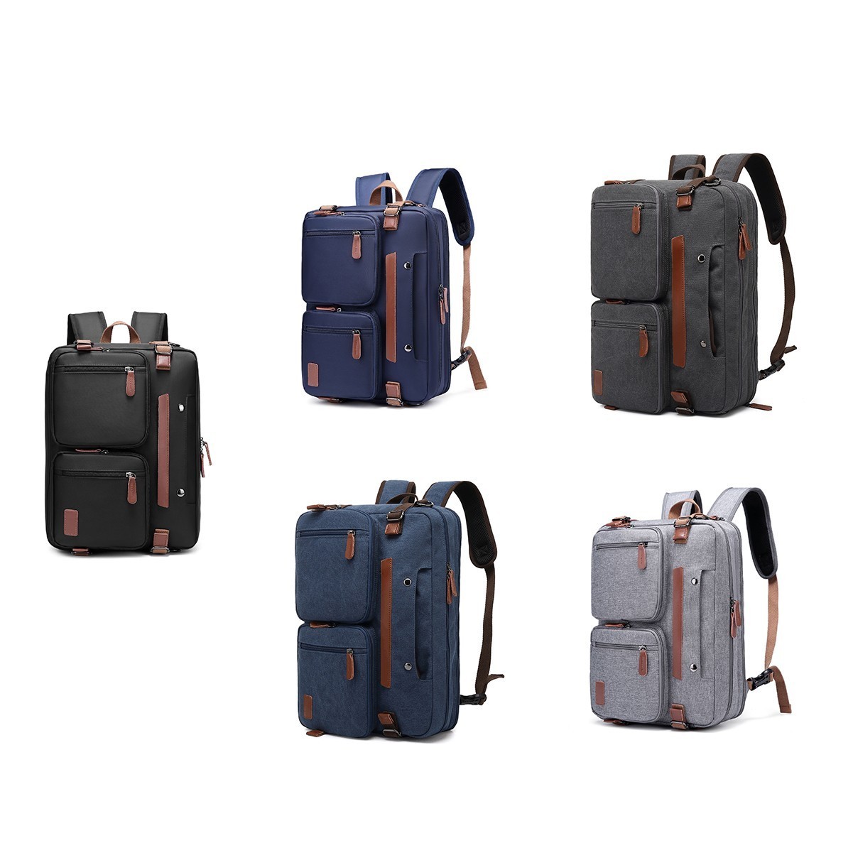 3 In 1 Convertible Messenger Bag