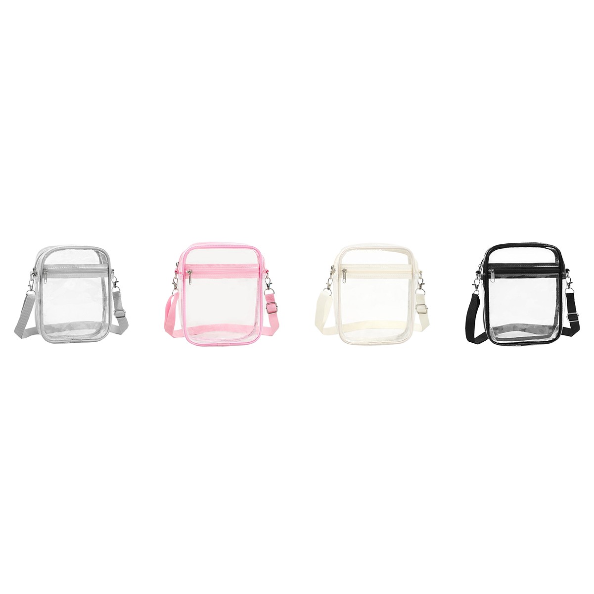 Adjustable Clear Crossbody Bag